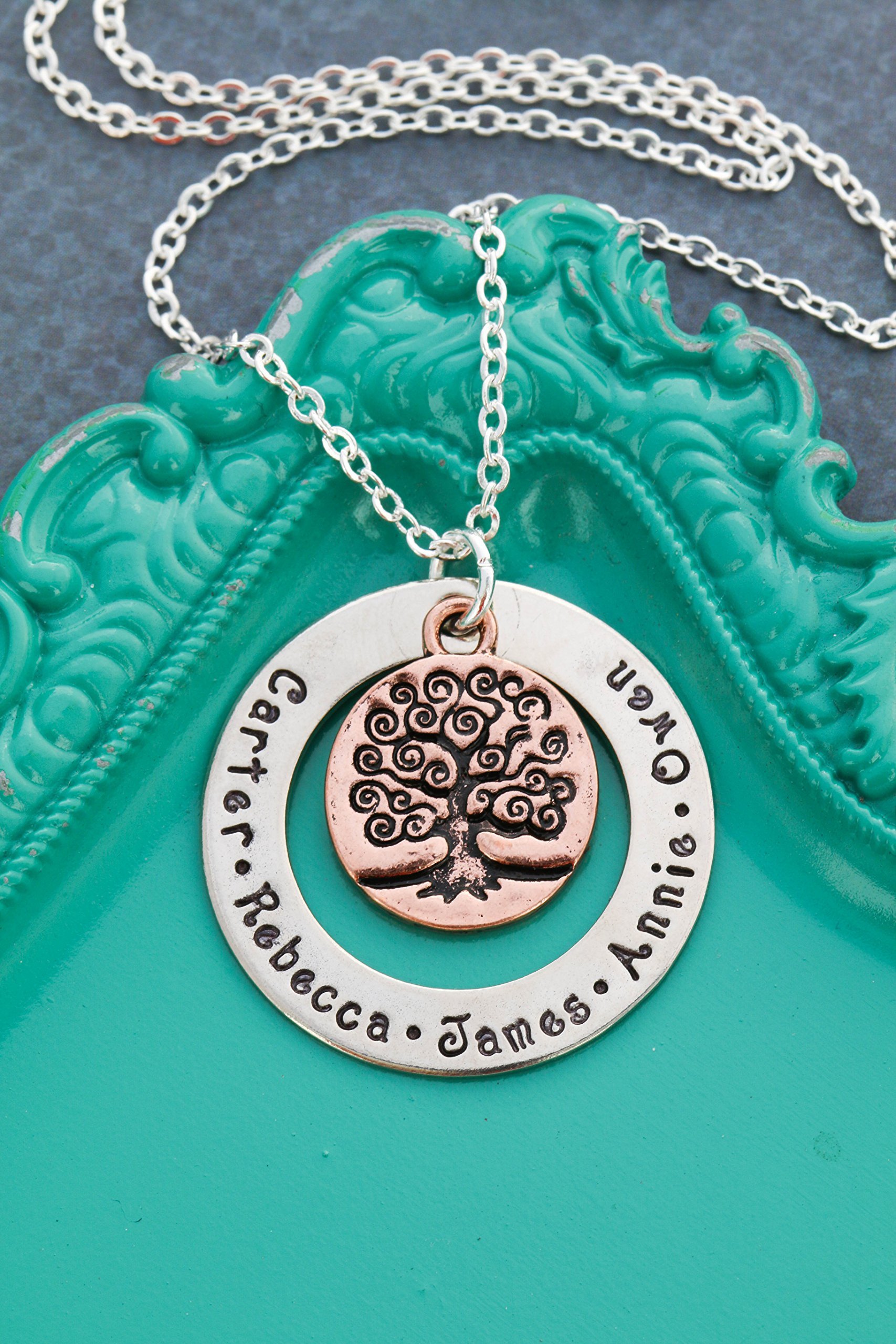 grandmother necklace with names