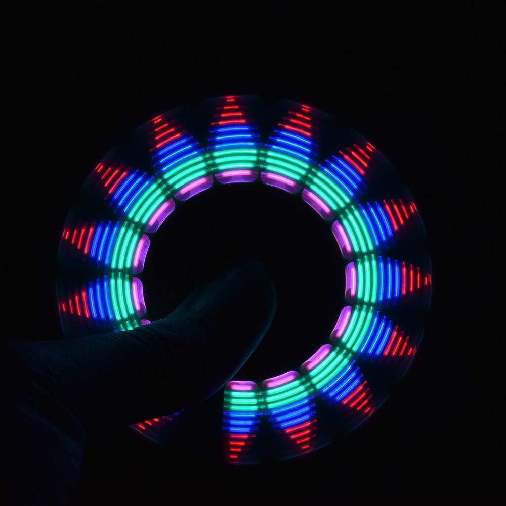 Colorful LED Fidget Spinner