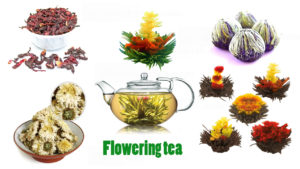 Flowering tea gift set